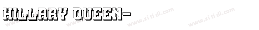 Hillary Queen字体转换